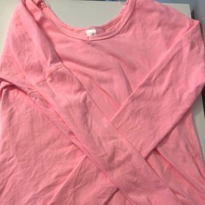 Pink ivivva long sleeve top